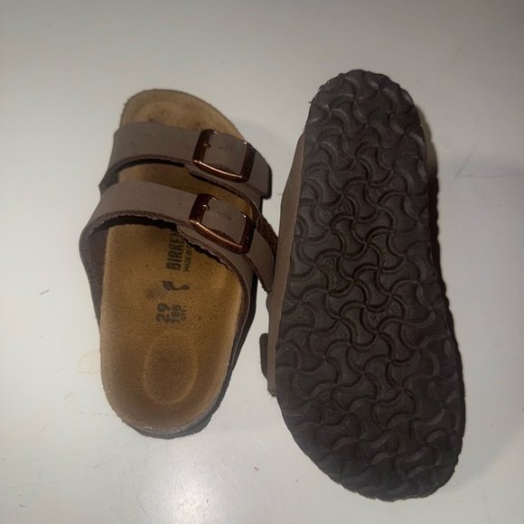 Birkenstock Kids Mocha Brown Double Buckle Sandals | EU 29 / US 11-11.5 - Picture 4 of 4